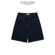 67PERCENT/67% Midweight Jeans Shorts - RAW INDIGO SHORTS