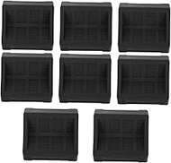 Generic 8pcs Wheel Retainer Anti-slip Pad Furniture Foot Pad Rubber Mat Anti-slip Cushion Sofa Foot Riser Furniture Nonslip Mat Furniture Rubber Pad Table Leg Pad Furniture Pad