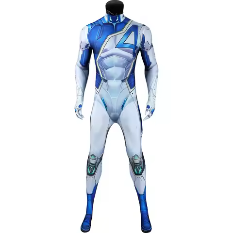 Fantastic Four Mister Fantastic Cosplay Costume Halloween Carnival Uniform Anime Clothing Party Suit