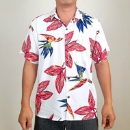 KEMEJA Men's Hawaiian Rayon Beach Shirt motif 03 ready in sizes M to 3XL
