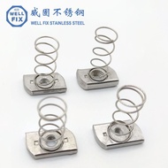 Stainless Steel SS304SS316 Outlet SPRING NUT SPRING NUT SPRING NUT with SPRING Type Steel NUT