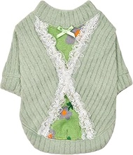 Pinkaholic New York Elodie Cute Winter Mock Neck Shirt Flat Vertical Ribs Pattern for Small and Medi