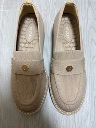 VIVAIA 米色loafers 針織平底鞋