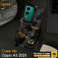 Casing Hp Oppo A5 2025 Depo Casing [GDM1] Premium Casing So Cool Hologram Matte Soft Case Hybrid IMD