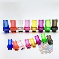 Colorful Flat Acrylic 510 Drip Tip for Dotmod DotAIO Dotstick Nevoks Billetbox