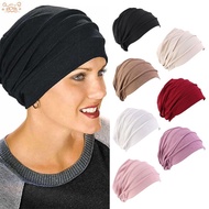 RICHIS Women Cancer Muslim Scarf Cap Head Cap Hat Cotton Chemo Cap