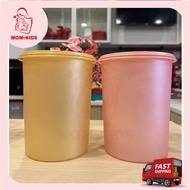 Tupperware 10L Tall Canister Rose Gold Emas Bekas Keropok Kerepek Udang Fried Prawn Cookies Raya Viral CNY Container Set
