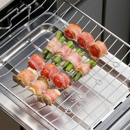 家事問屋日本製304不鏽鋼烤肉串叉 6入組