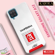 Case Hp Samsung A12 - Casing Hp Samsung A12 - KAJOLA - Fashion Case ROKOK - silicon Samsung A12 Peli