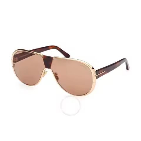 Tom Ford | Vincenzo Brown Pilot Men's Sunglasses FT1072 30E 64