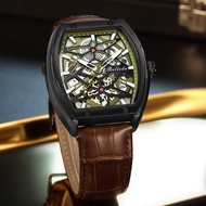 Jam Tangan Pria Belleda 9644 Strap Kulit Automatic Anti Air Mewah Original