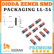 Zener Diode 0.5w Diode 3v9 3.9v 3.9 v 1/2W 1/2 0.5 w SMD 3.9v 0.5w