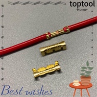 TOPTOOL Connector Cold Terminal Gold Color 50/100/200pcs 453 U-shaped