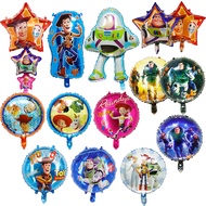 Cartoon Bass Light Aluminum Foil Balloon Toy Story Decoration Cartoon Character Modeling Aluminum Foil Balloon