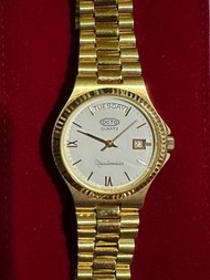 VINTAGE 經典樂都錶 OCTO  金色石英錶  Gold Quartz  Daydate misslemaster