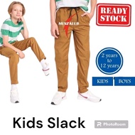 🥰 Promosi 🥰 Seluar Slack Budak di Malaysia ready Stock (Kain bergetah lambut)size :2y-12y