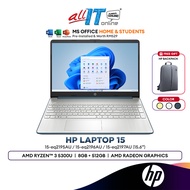 HP Laptop 15s-eq2195AU/eq2196AU/eq2197AU 15.6" Laptop AMD Ryzen 3 5300U | 8GB | 512GB SSD AMD Radeon