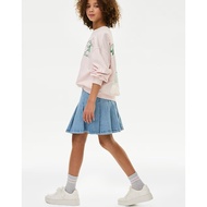 PRELOVED Marks & Spencer Girls Skirt Denim Kids Skirt 9-10y