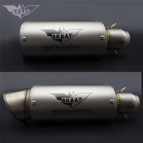 Motorcycle Exhaust Muffler 51MM 61MM For HONDA DIO AF18 HONDA MSX125 YAMAHA FZ1N BMW K100 YAMAHA DRA
