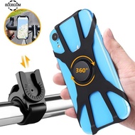 360 degree Silicone Rotation Bicycle Light Smart Mobile Phone Holder Removable silicone bicycle mobile phone holder electric vehicle motorcycle mobile phone navigation bracket ❤【BooBoom】 foldable bicycle
