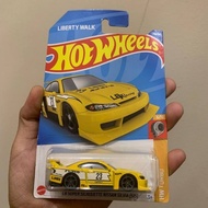HOTWHEELS LBWK NISSAN SILVIA S15 YELLOW (REFER GAMBAR)