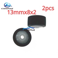 2pcs 13mmx8x2 pinch roller for Sharp GF777 9292 6060 Sanyo 9494 Sony 190  Phillips 3301 belt pulley 