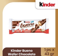 Kinder Bueno Chocolate Wafer Lapis Coklat 43gr