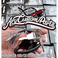Ignition key cb 100 gl 100 gl pro megapro 4 wires best quality