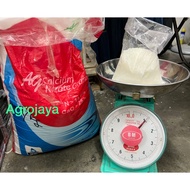 (1kg) Repack Baja CN Calcium Nitrate (N15.5% & CaO26%) Water Soluble Fertilizer Ag-Tech / 硝酸钙