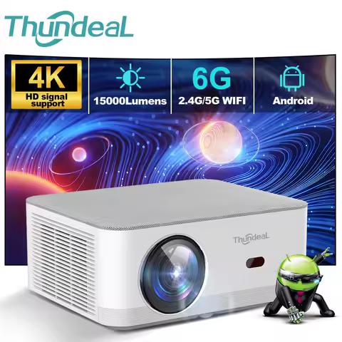 ThundeaL TD92Pro Full HD 1080P 2K 4K Projector TD92 Pro WIFI Android Beam Projector Home Theater Gam