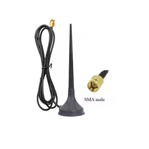 600-6000MHz 12dbi high gain waterproof magnetic mount GSM 3g 4g 5g aerial SMA male outdoor use lte 4