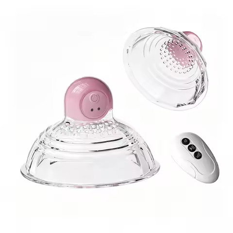 Nipple Sucker Vibrator for Women Breast Massage Female Masturbation Remote Control Nipple Cover Brea