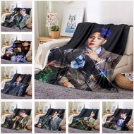 Bts bts bts Blanket Sofa Office Nap Blanket Car Air Conditioning Blanket Soft Keep Warm Customizable