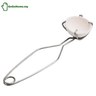 GOG 25Cm Stainless Steel Crucible Tong Clamp Crucible Pliers White Gold Bowl Melting Gold Furnace Ac