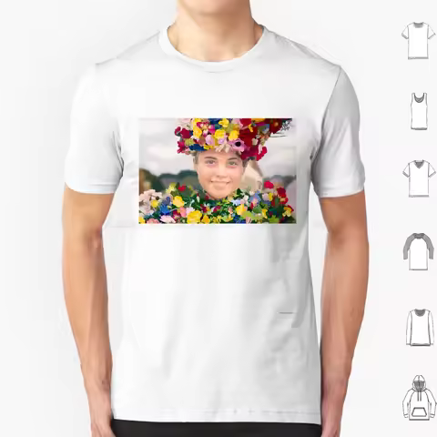Dani's Smile T Shirt Cotton Men Women DIY Print Florence Pugh Midsommar A24 Horror Genre Mural Flowe