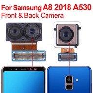 Samsung A8 A530 Back Camera Front Rear Back Camera For Samsung A530F A8+ Plus 2018 Rear Camera Module Flex Replacement