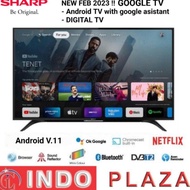 Tv Smart Android 42 Inch Sharp 2T-C42Eg1I Smart Android Google Tv