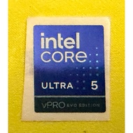 Ultra 5 intel logo Sticker Original EVO EditionVPRO