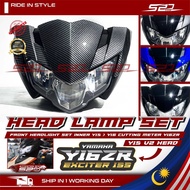 Head Lamp Set IMPORT Y15 V2 PNP TO Y16 (Inner cutting meter Y16ZR) Front Headlight Y15 To Y16 Conver
