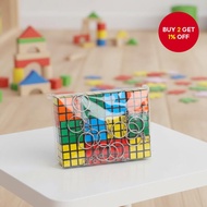 12Pcs 3x3 Mini Cube Key Ring Magic Cube Speed Cube Toys for Kids