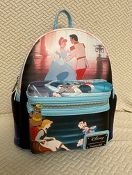 全新香港迪士尼 Disneyland loungefly 背囊 princess Cinderella 公主灰姑娘 backpack Disney princess公主背包