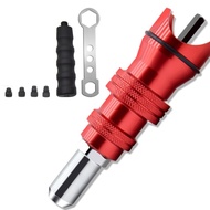 GB Upgraded Rivet Adapter Electric Rivet Head 2 4mm-4 8mm Cordless Riveting Drill Tool Removable Pla