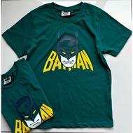 Tshirt Premium 100% Cotton 2Y-10Y Rubber Print Batman Kelawar
