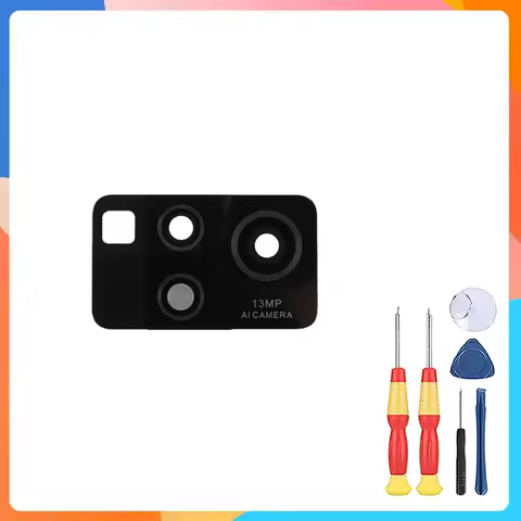 New Rear Camera Glass Lens Mobile Phone Accessory For Blackview BV4800 BV4800 Pro BV6200 BV6200 Plus