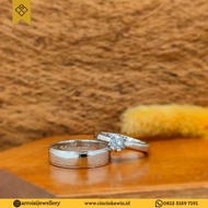 Cincin Kawin palladium Cincin Couple Palladium Cincin Pria Palladium