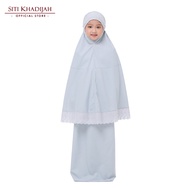 Siti Khadijah Telekung Signature Sari Mas Cilik in Pearl Blue