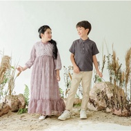 ZIEL KIDS - Nadira Dress / Gamis Couple Mom and Girls / Raya