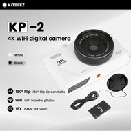 【KiTBEEZ KP-2】4K WiFi Digital Camera Digital Camera 64MP WiFi Digital Camera 4K 18X Digital Zoom 180