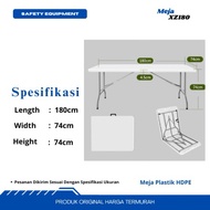 Xz180 rectangular folding dining table / folding work table / 180cm sales table