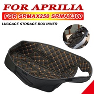 ♛▤▪For Aprilia SR MAX Srmax 250 300 SRMAX250 SRMAX300 Motorcycle Seat Storage Box Leather Rear Trunk